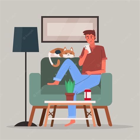 Free Vector | Everyday scenes with pets