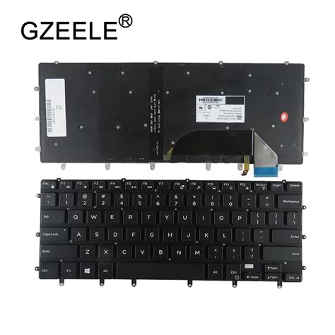 GZEELE US laptop keyboard for Dell XPS 15 9550 9560 15BR Inspiron 15 7558 7568 XPS15 Precision ...