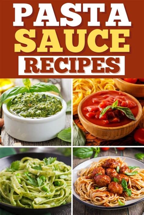 30 Best Pasta Sauce Recipes - Insanely Good