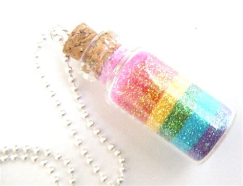 Kawaii Glitter Rainbow Fairy Dust in a Bottle by DestinationDesign