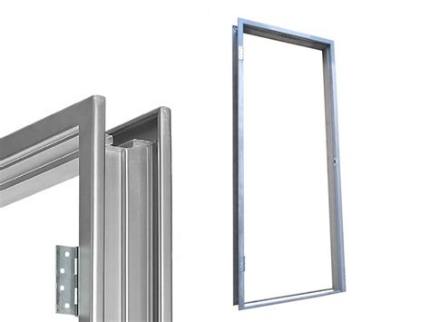 03) Steel Split Double Doorframe 70mm-85mm Back Opening - Ceilings