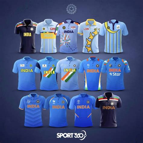 Evolution Of India's World Cup Cricket Jersey – Brown History | lupon ...