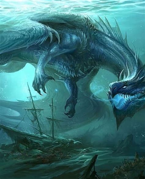 Dragons Art Page 🐲🐉 on Instagram: “Mega Water Dragon! What would you ...