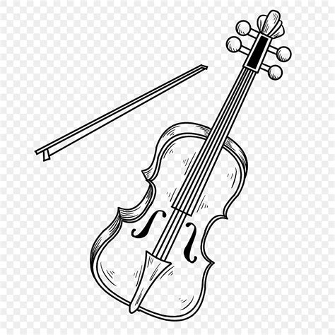 Violín De Dibujo Lineal Instrumento Musical Violín Instrumento Clásico PNG ,dibujos Imágenes ...