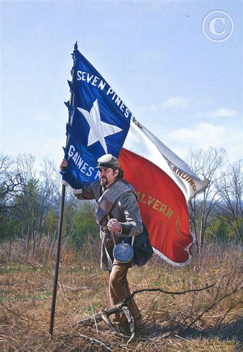 The Texas Battle Flag Texas Battle, Battle Flag, Civil War Artwork ...