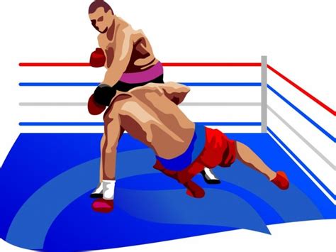 Cartoon Boxing Clip Art