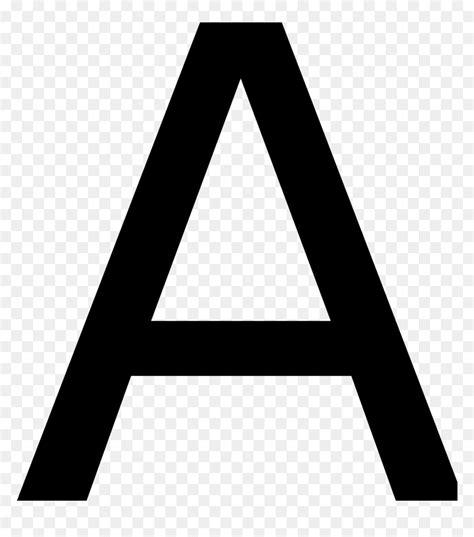 Capital Letter A Clipart, HD Png Download - vhv