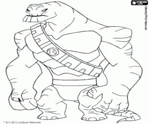 ζωγραφικη Humongousaur από Ben 10 Omniverse | Páginas para colorir, Ben 10 para colorir, Livro ...