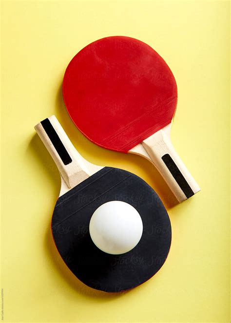 "Table Tennis Racket" by Stocksy Contributor "Jose Coello" - Stocksy