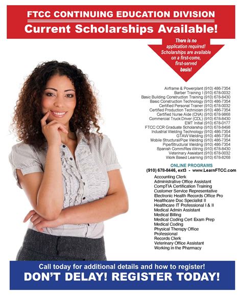 Scholarships - Fayetteville Technical Community College