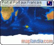 Port at Port aux Français | Port-aux-Francais Google Satellite Map