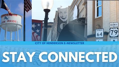 City Newsletter | Henderson, TX - Official Website