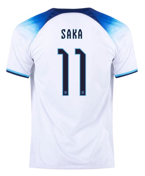 Bukayo Saka England 22/23 Home Jersey - JerseyMotion