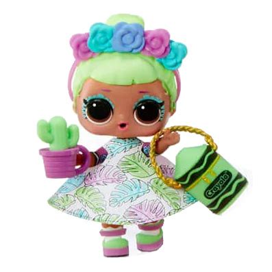 L.O.L. Surprise Loves Crayola Granny Smith Apple Gardener Tots (#CR-013) | L.O.L. Dolls