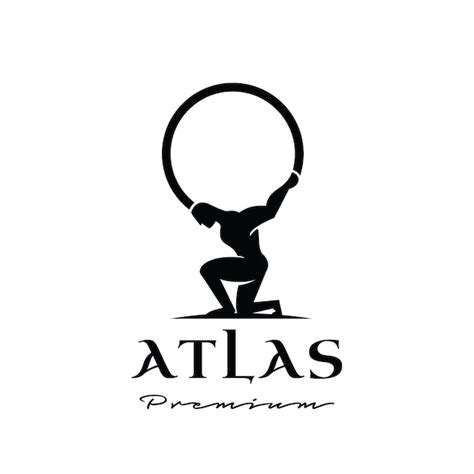 Premium Vector | Atlas god premium logo design