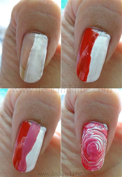 Swirl Nail Art for Beginners: Step by Step Tutorial - Deck and Dine