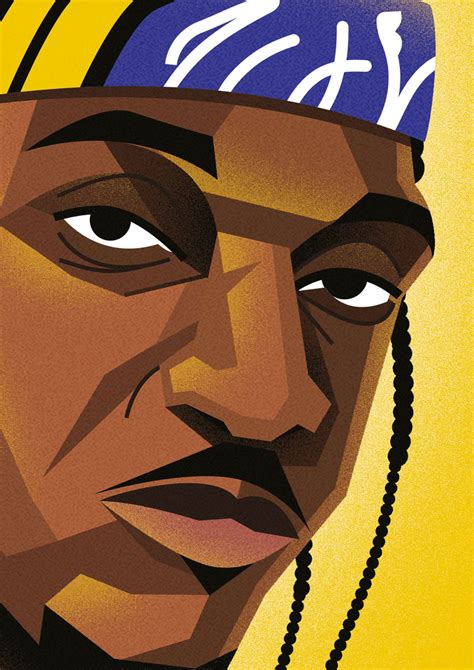 HipHopHead 55 - Hip Hop Head prints by Dale Edwin Murray