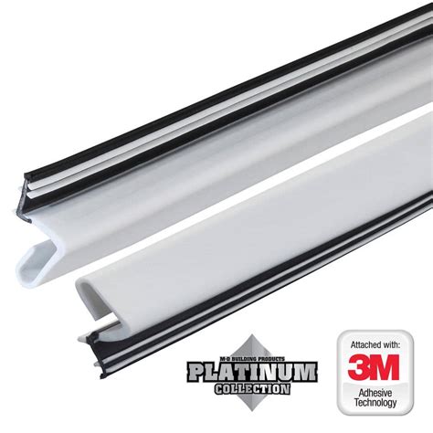 84 in. Platinum White Collection Door Weatherstrip Replacement-91890 - The Home Depot