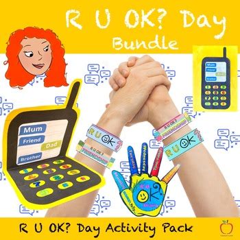 R U OK? Day Activity Pack by CasualCase | Teachers Pay Teachers