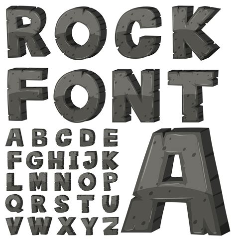 Free Font Alphabet Letters