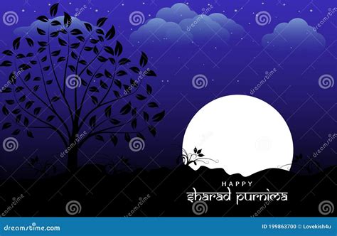 Vector Illustration of Sharad Purnima Which is a Harvest Festival ...