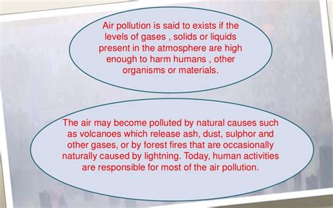 Air pollution : causes, effects and solutions of air pollution.