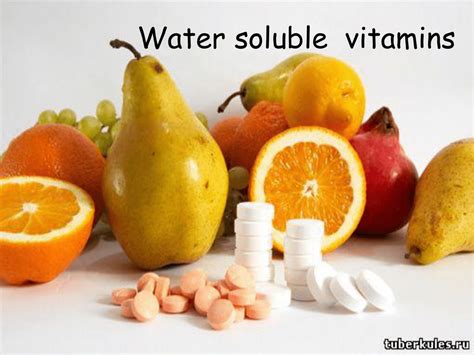 Water soluble vitamins