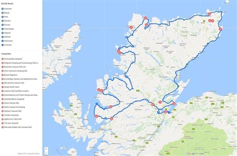 7 Day North Coast 500 Camping Itinerary - Finding the Universe | North ...