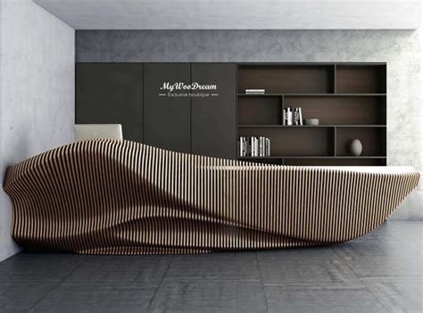 Wooden reception desk - Wolk - MyWoodream