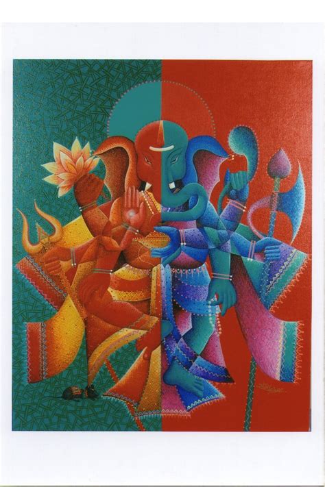 Acrylic Canvas Creative Ganesha 3 Painting, Rs 49000 /piece Omkar Creative Art | ID: 20518754862