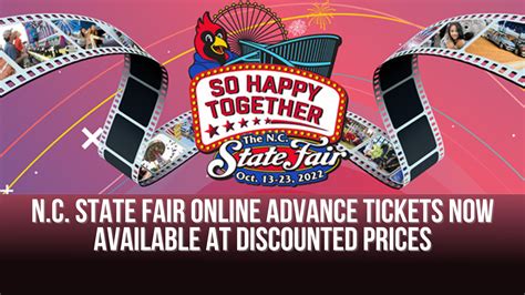 N.C. State Fair online advance tickets now available at discounted ...