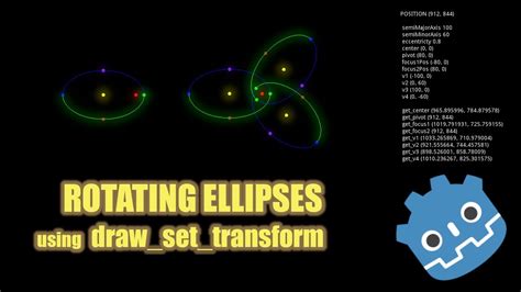 Godot 2D: Drawing Ellipses at an Angle - YouTube