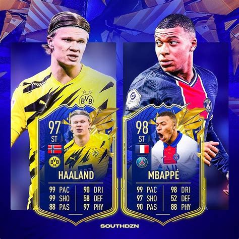 two soccer cards with different players on them