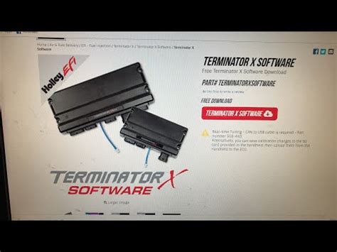 Holley Terminator X Software First Impression! - YouTube