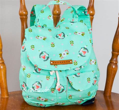 iThinksew - Patterns and More - Printed Blake Toddler Backpack Pattern