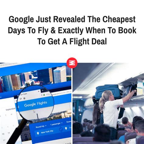 Google Just Revealed The Cheapest Days To Fly & Exactly When To Book To ...