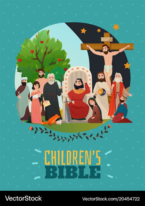 Bible story poster Royalty Free Vector Image - VectorStock