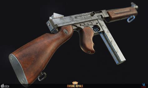 Thompson m1a1 by ArtVostok studioWe'd like to share some of our in-game models for Cuisine ...