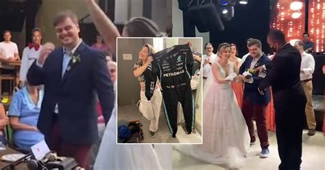 Lewis Hamilton gives special gift to Brazilian couple, who celebrated 7 ...