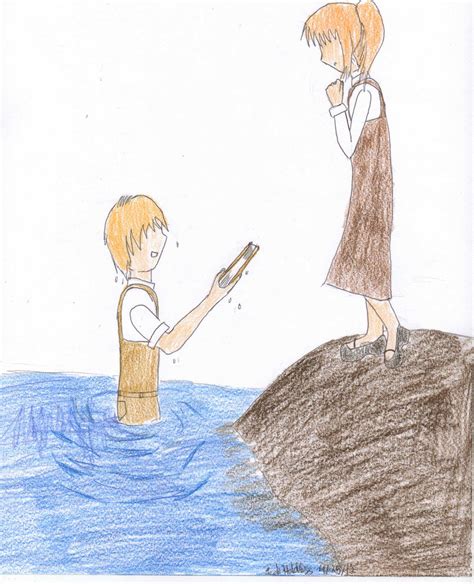 Day 28: Liesel and Rudy (The Book Thief) by starfireelf15 on DeviantArt