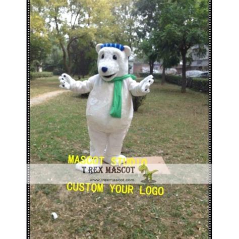 Polar Bear Mascot Costume