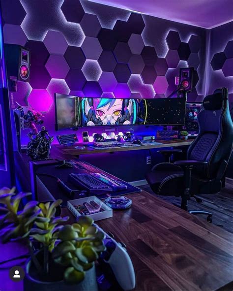 Editing/Gaming Room Setup | Small game rooms, Video game room design ...