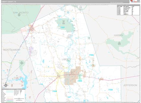 Liberty County Map