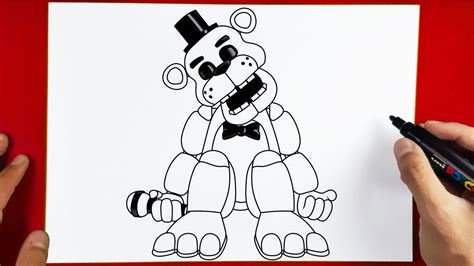 How to Draw Golden Freddy - FNAF | Five Nights at Freddy's - YouTube