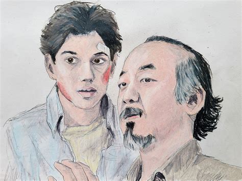 Mr. Miyagi and Daniel from the Karate Kid - Amdall Gallery