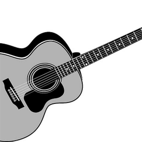 Acoustic Guitar Drawing | Free download on ClipArtMag