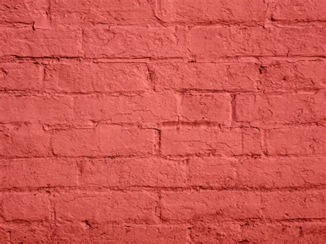 Red Painted Brick Wall Free Stock Photo - Public Domain Pictures