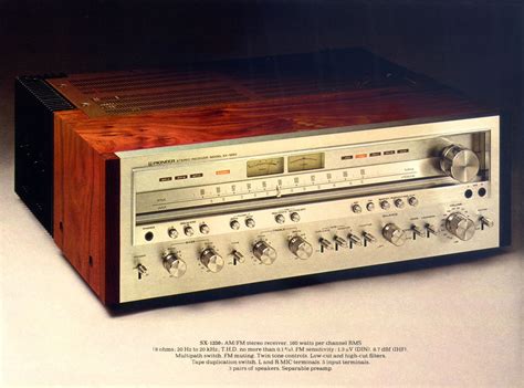 Golden Age Of Audio: Pioneer SX-1250 Receiver