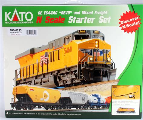 Kato 106-0023 UP GE ES44AC GEVO & Mixed Freight N Gauge Starter Set ...