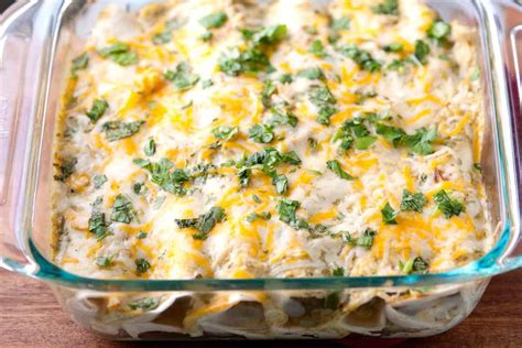 Easy Green Chicken Enchiladas Recipe